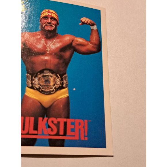 Vintage 1990 WWF Hulk Hogan Trading Card #125 Classic Titan Sports - Picture 2 of 3